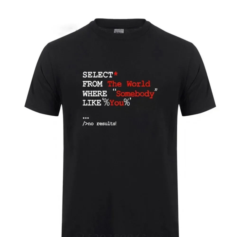 חולצת SQL – אין תוצאות בשבילך 😢