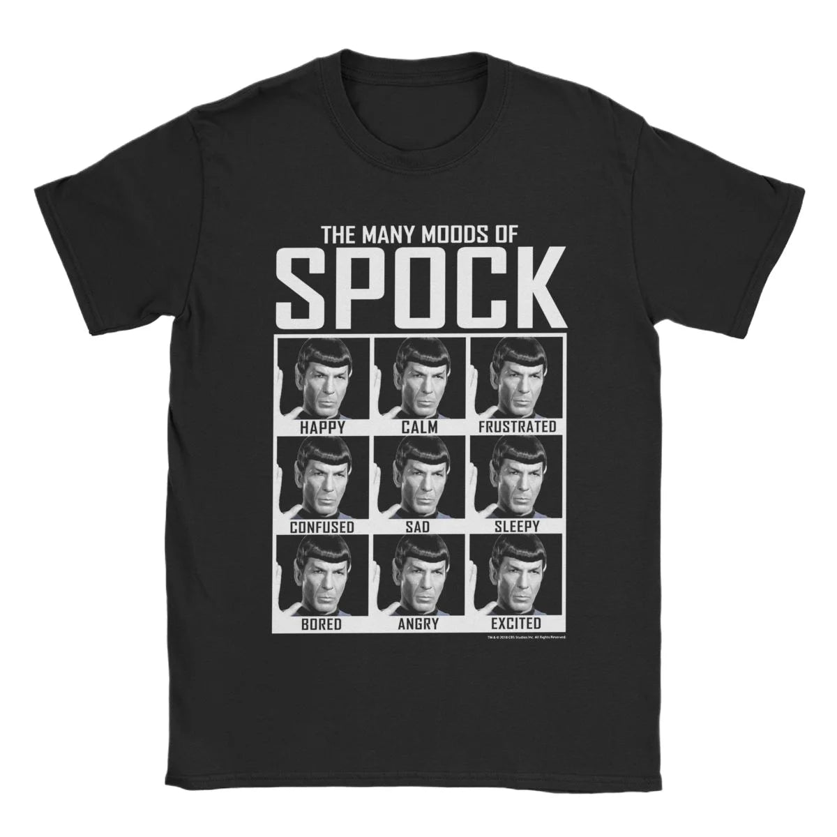 חולצת ספוק – “The Many Moods of Spock” | Star Trek |