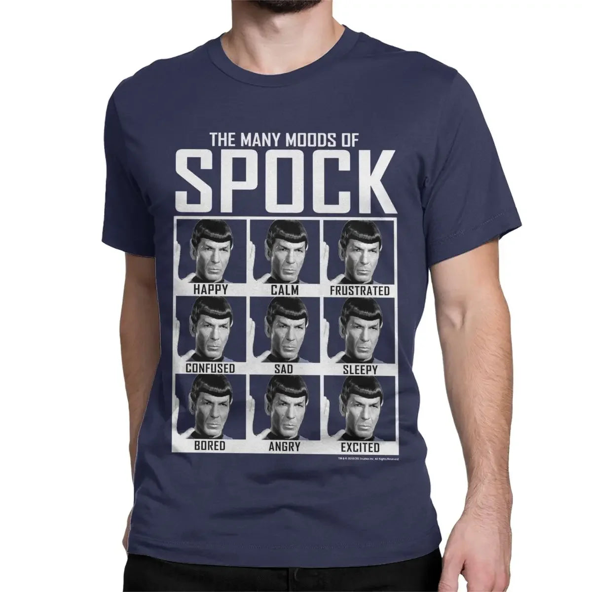 חולצת ספוק – “The Many Moods of Spock” | Star Trek |