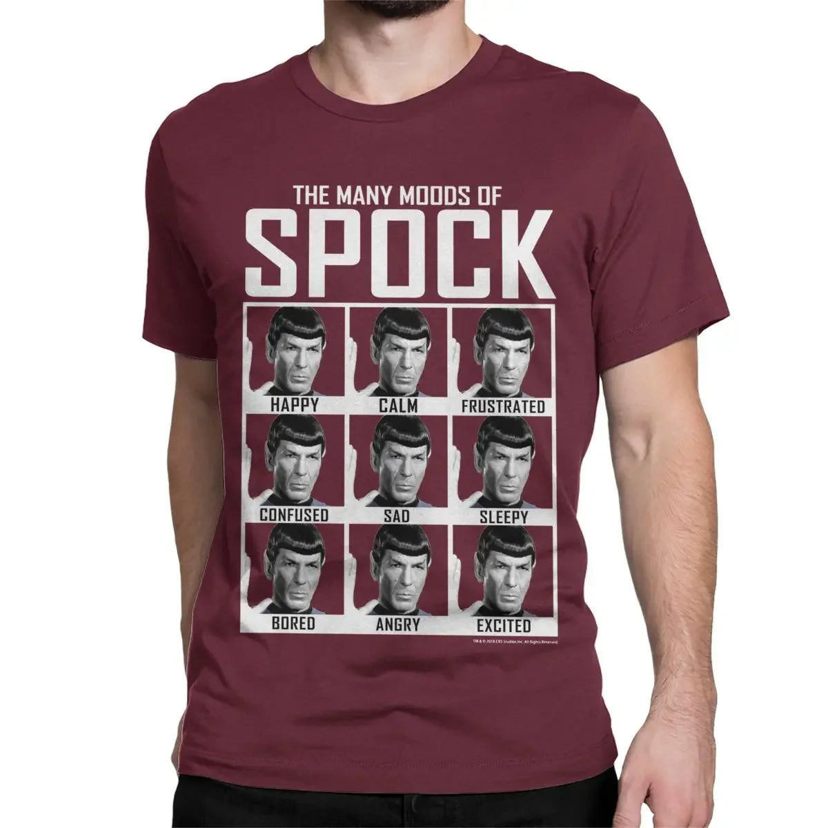 חולצת ספוק – “The Many Moods of Spock” | Star Trek |