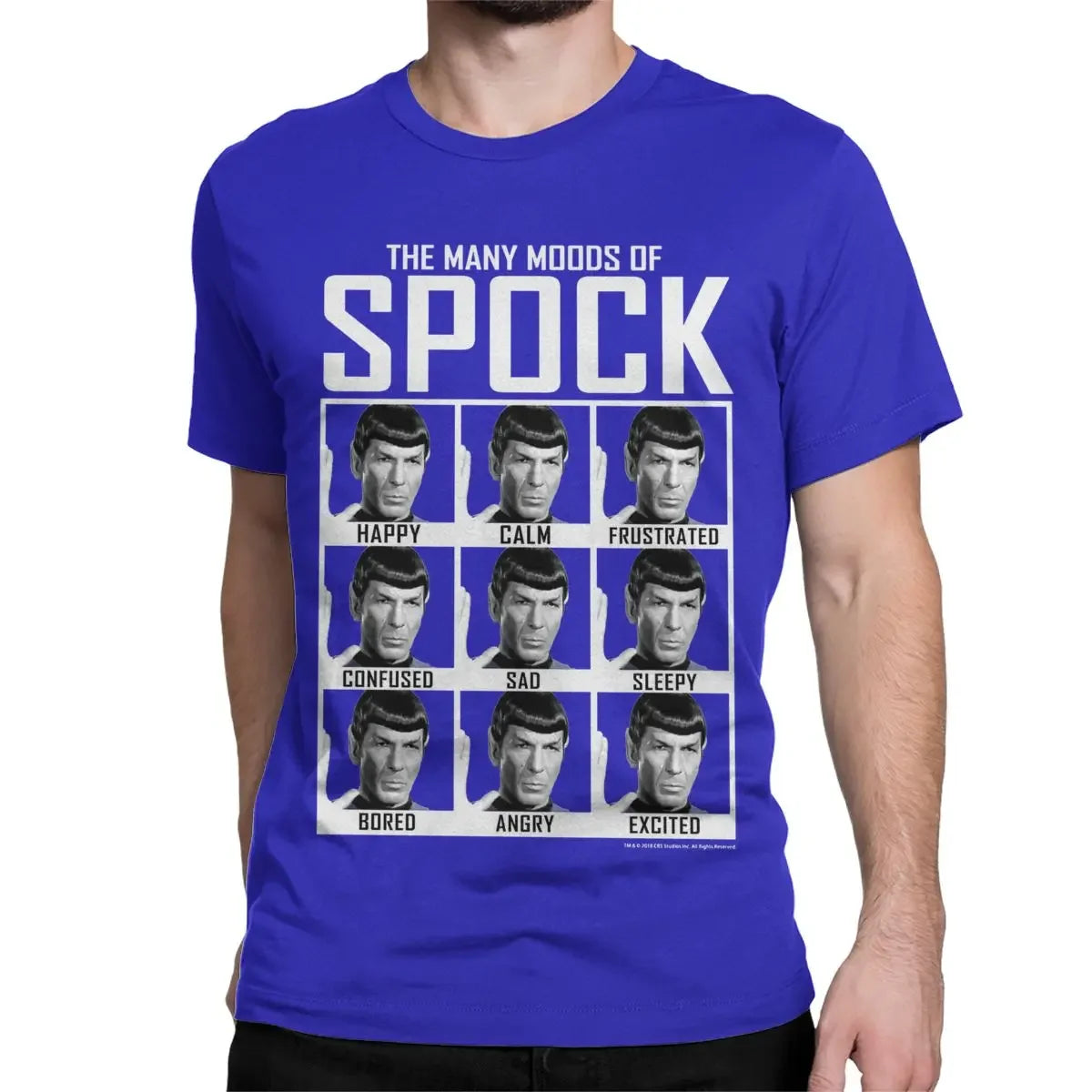 חולצת ספוק – “The Many Moods of Spock” | Star Trek |