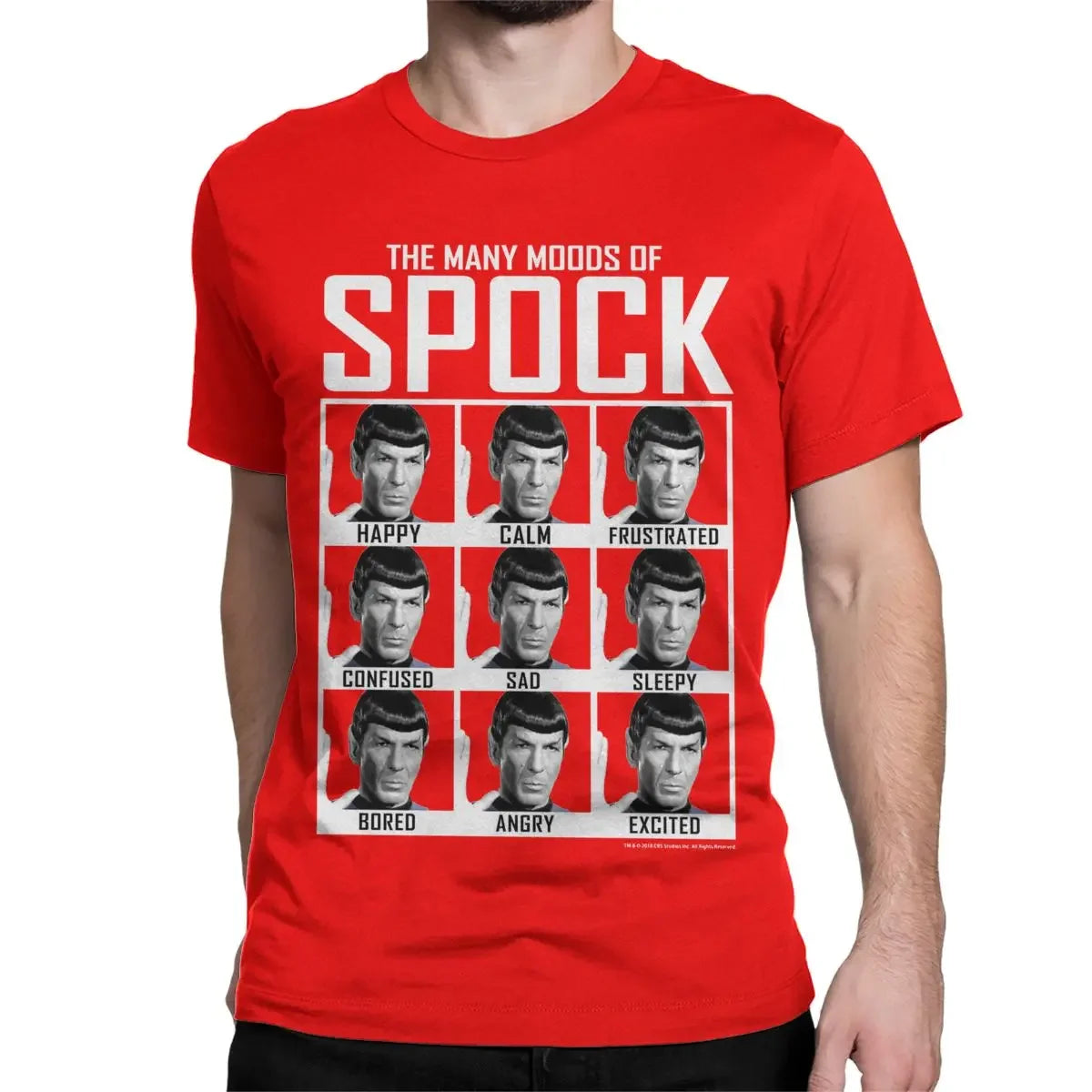 חולצת ספוק – “The Many Moods of Spock” | Star Trek |