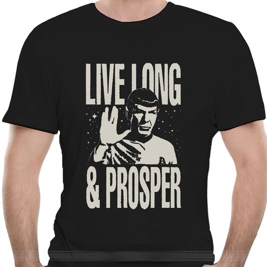 חולצת ספוק – “Live Long & Prosper”  מסע בין כוכבים