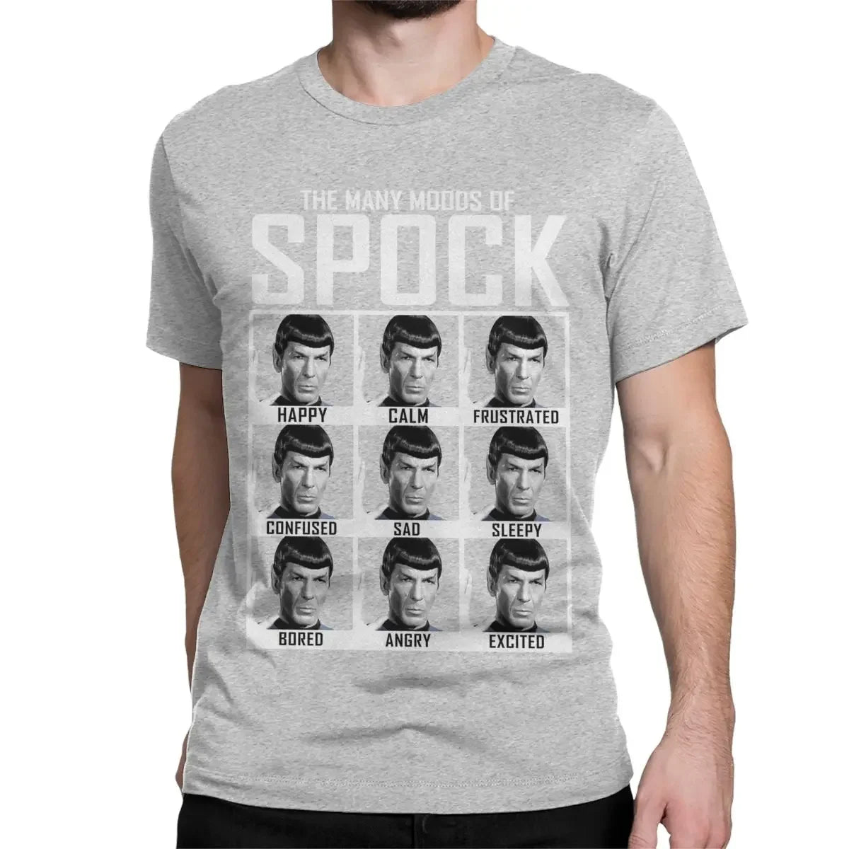 חולצת ספוק – “The Many Moods of Spock” | Star Trek |