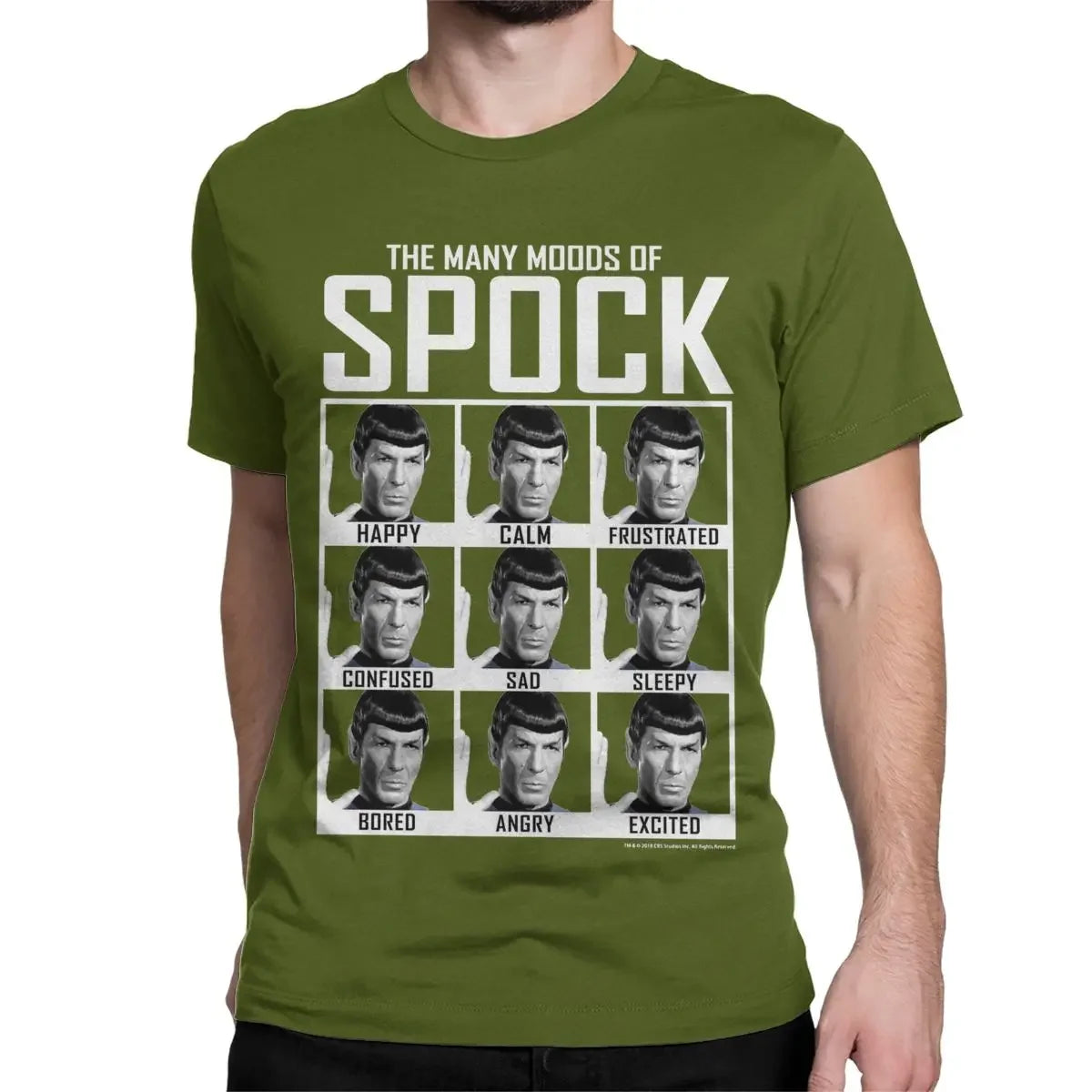 חולצת ספוק – “The Many Moods of Spock” | Star Trek |