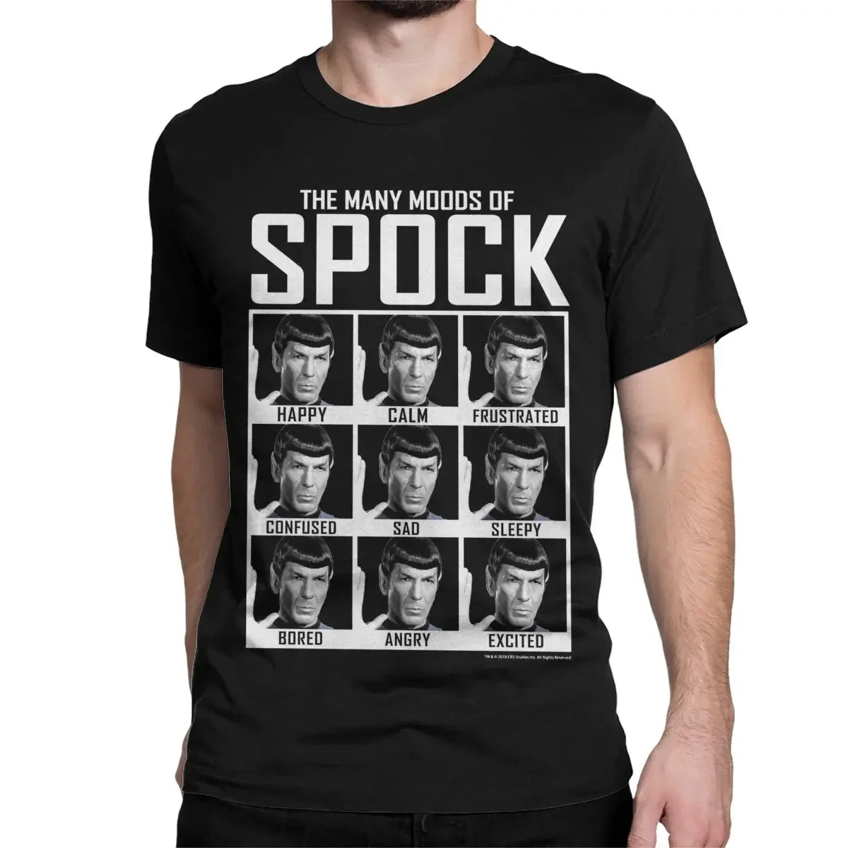 חולצת ספוק – “The Many Moods of Spock” | Star Trek |