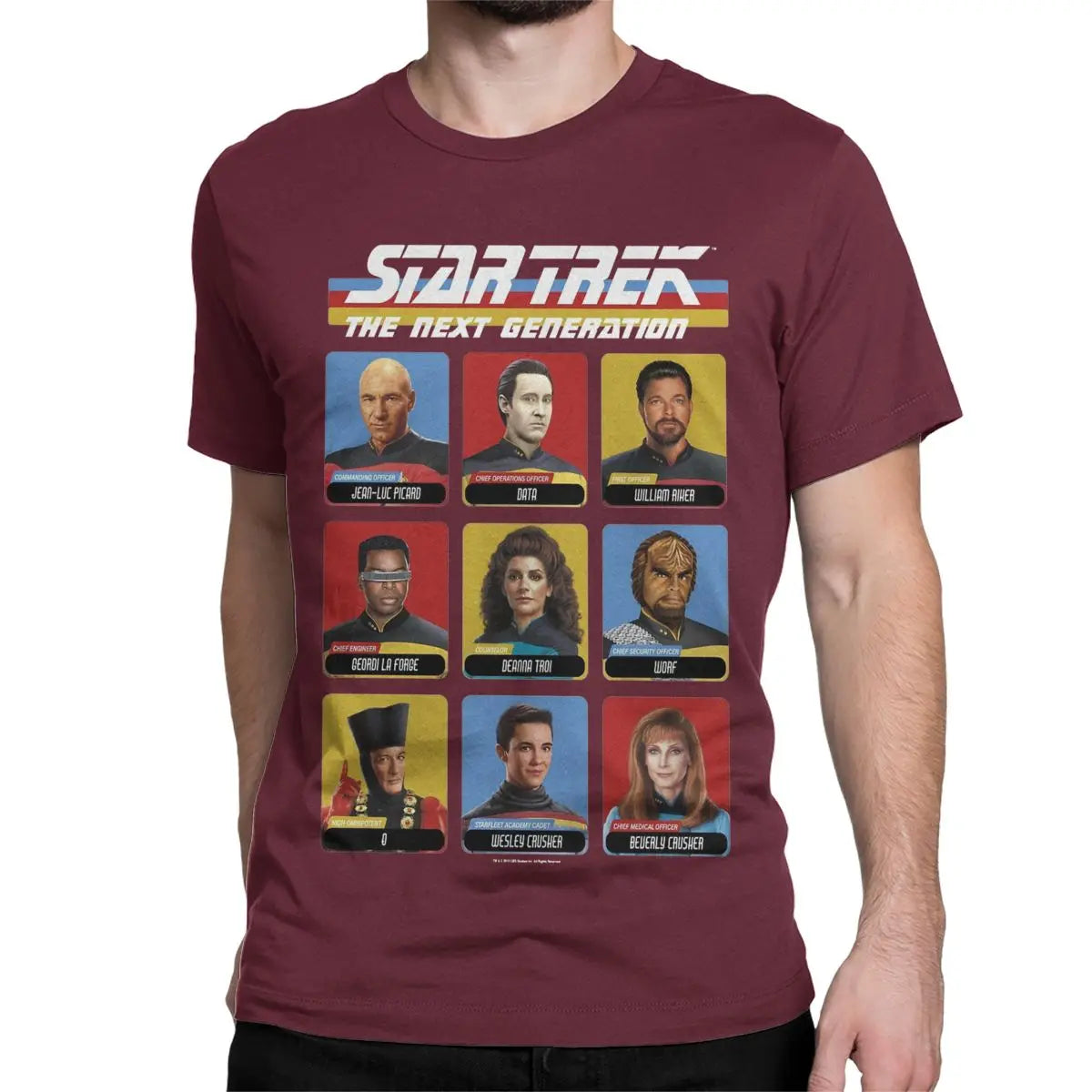 חולצת Star Trek: The Next Generation – צוות הגשר |
