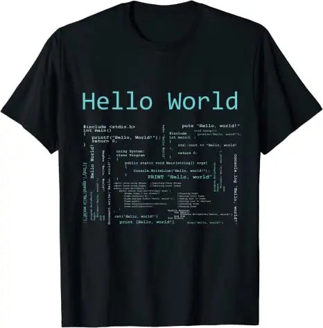 Hello World – חולצת המתכנתים האולטימטיבית